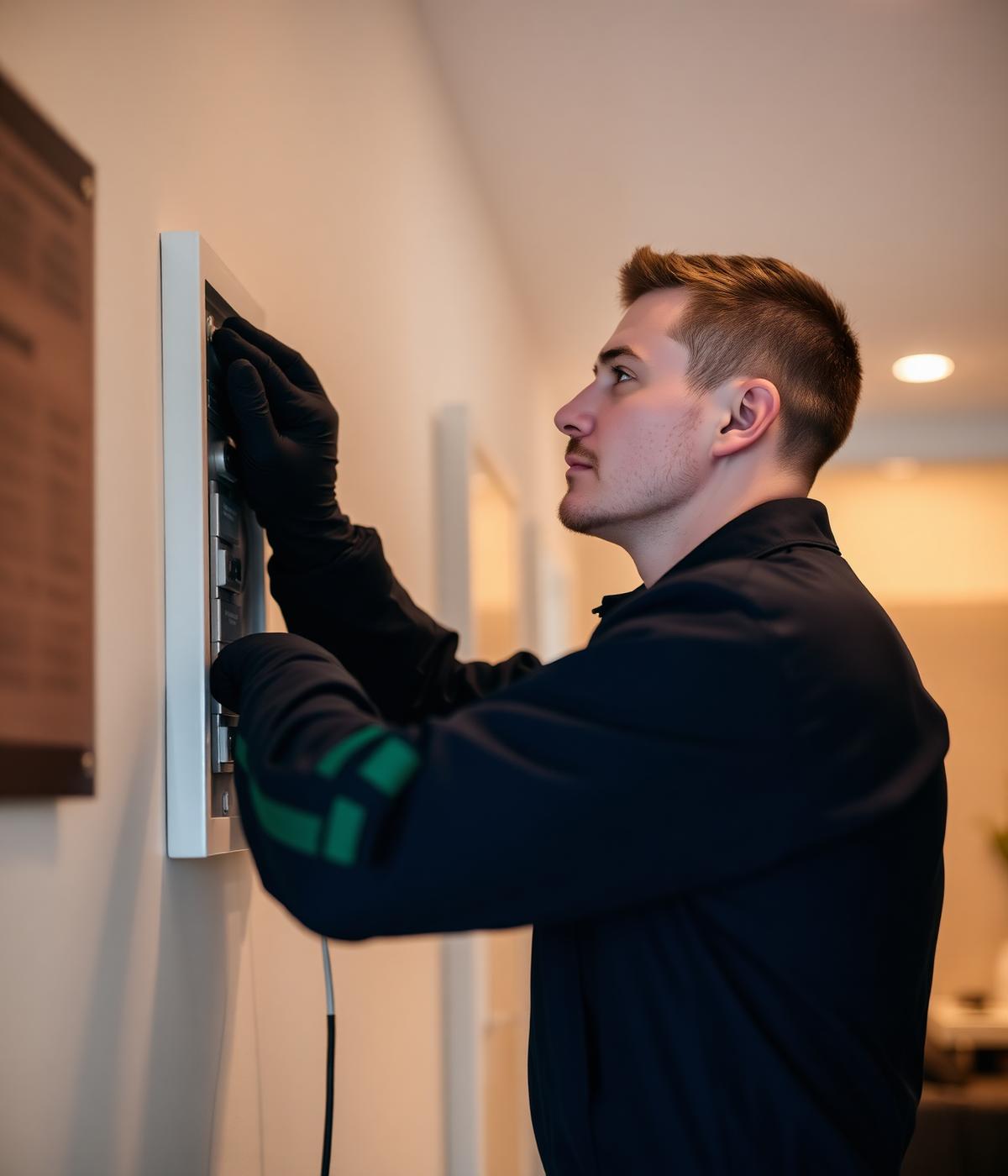 Cater Electrical engineer at work